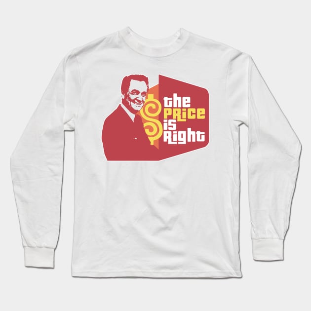 The Price Is Right Retro Tv Long Sleeve T-Shirt by Clever Alnita